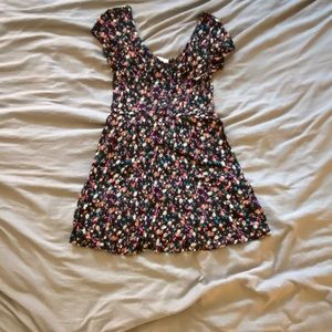 Floral prints skater dress